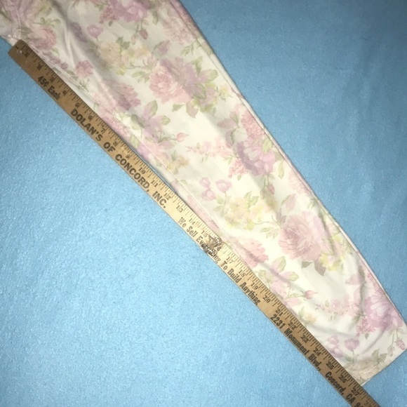 DOLLHOUSE crazy sexy cool Twiggy floral print straight leg size 7 - Picture 10 of 11